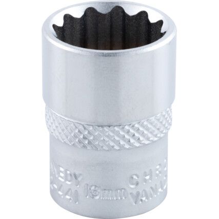 1/4in. Drive,  Bi-Hexagon Socket, 11mm,  Metric,  12 Point