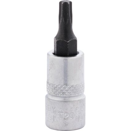 1/4in. Drive,  Torx Socket, T20mm,  Torx,  6 Point