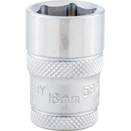 1/2in. Drive,  Hexagon Socket, 26mm,  Metric,  6 Point