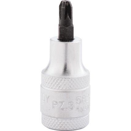 1/2in. Drive,  Screwdriver Bit Socket, No.3mm,  Metric