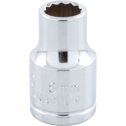 1/4in. Drive,  Hexagon Socket, 6mm,  Metric