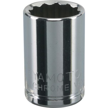 3/8in. Drive,  Bi-Hexagon Socket, 10mm,  Metric,  12 Point