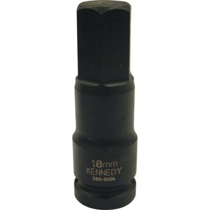 14mm Hex Driver Impact Socket 1/2" Square Drive