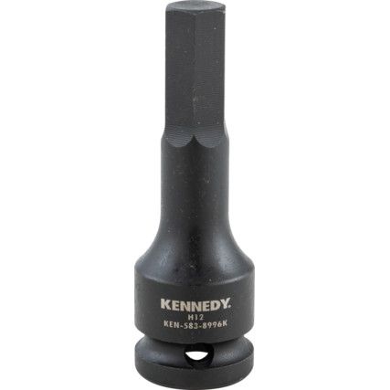 12mm Hex Driver Impact Socket 1/2" Square Drive