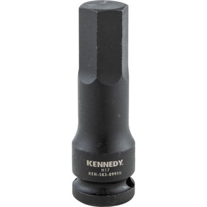 17mm Hex Driver Impact Socket 1/2" Square Drive