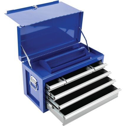 Tool Chest, Classic Range, Blue, Steel, 6-Drawers, 389 x 668 x 315mm, 53kg Capacity