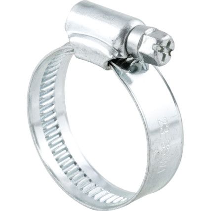 1 ZINC PLATED HOSE CLIPS