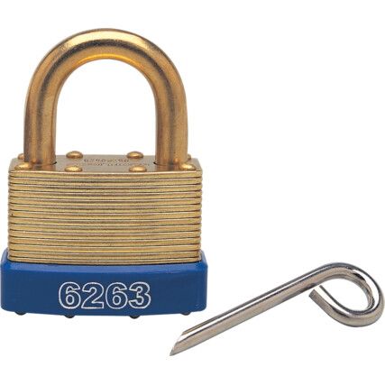 Combination Padlock, Brass, Bronze, 46mm Width, Weatherproof