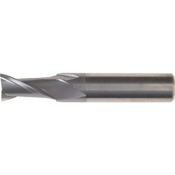 Series 45 Carbide 2 Flute Plain Shank Short Series Slot Drills - TiCN Coated - Metric  thumbnail-0