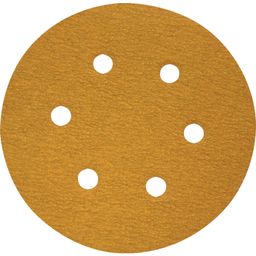 150mm Adhesive (Sticky Backed) Aluminium Oxide Discs, 6 Hole (600A) thumbnail-0