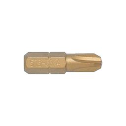 1/4in. Hex Drive TiN Coated Screwdriver Bits, Crosspoint thumbnail-1