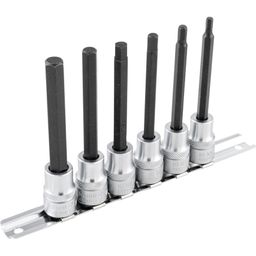 3/8" Square Drive Long Screwdriver Socket Bit Sets, 6 Pieces thumbnail-0