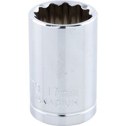 1/2in. Square Drive Bi-Hexagon Standard Length Sockets, Metric thumbnail-2