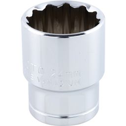 1/2in. Square Drive Bi-Hexagon Standard Length Sockets, Metric thumbnail-3