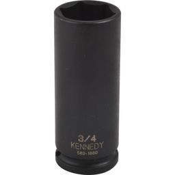 Chrome Molybdenum Impact Sockets: 3/8" Drive Inch Size, Deep Length, 6-Point thumbnail-3