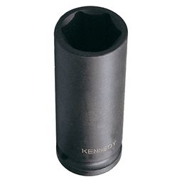 Chrome Molybdenum Impact Sockets: 1/2" Drive BSW Size, Deep Length, 6-Point thumbnail-0