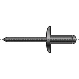 Rivet, Metric - Aluminium - Large Head - DIN 7337 thumbnail-0