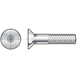 Socket Head Countersunk Screw, Metric - A2 Stainless - Grade 70 - DIN 7991 thumbnail-0