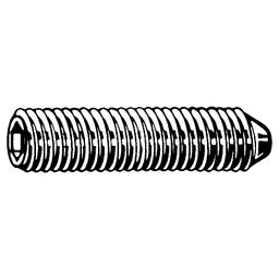 Socket Set Screw, Metric - Steel - Grade 14.9 - Cone Point - DIN 914 thumbnail-2