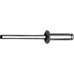 Rivet, Metric - Aluminium - Large Head - DIN 7337 thumbnail-2