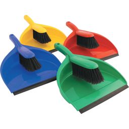 Plastic Dustpan and Brush Set thumbnail-0