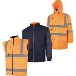 5-in-1 Reversible Hi-Vis Coats, 2 Band & Brace thumbnail-0